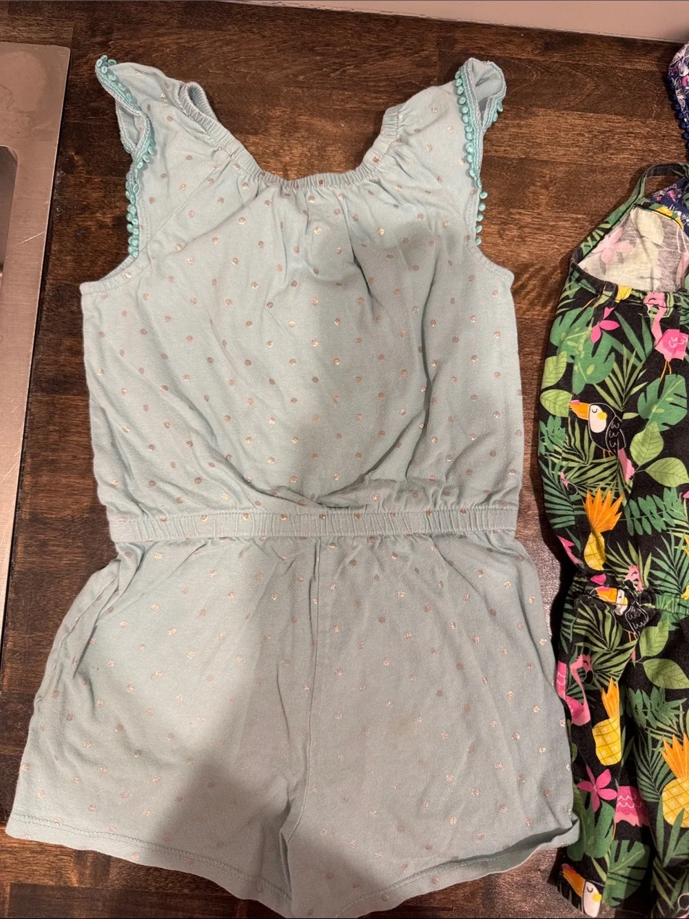 5 Rompers. Size 4T & 5T